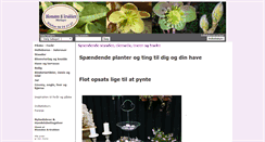 Desktop Screenshot of blomstenogkrukken.dk