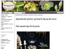 Tablet Screenshot of blomstenogkrukken.dk